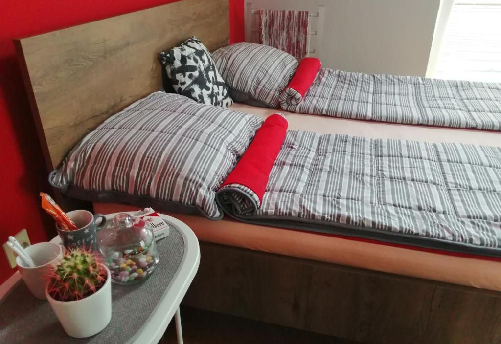 Apartman Red wall